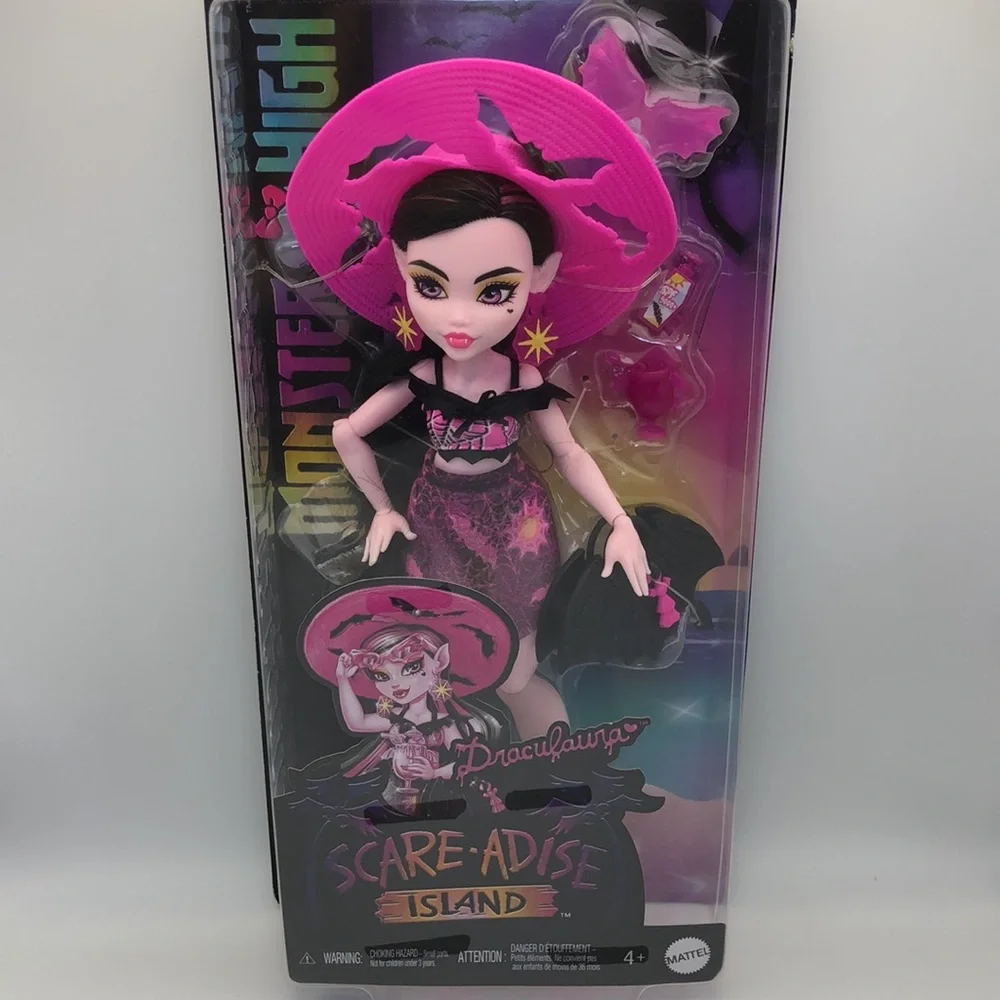 Monster‎ High Scare-adise Island Doll - Pink and Black Outfit
